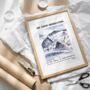 Personalised Ordination Mountains Print Ordination Gift, thumbnail 2 of 9