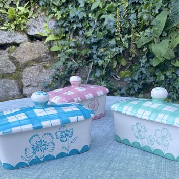 Hand Painted Butter Dish, 5 of 5