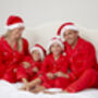 Personalised Matching Red Christmas Pyjama For Mum And Child, thumbnail 10 of 10
