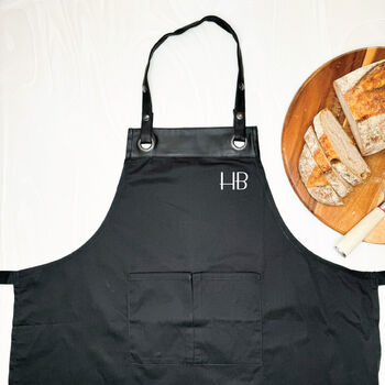 Modern Personalised Artisan Apron With Initials, 3 of 7