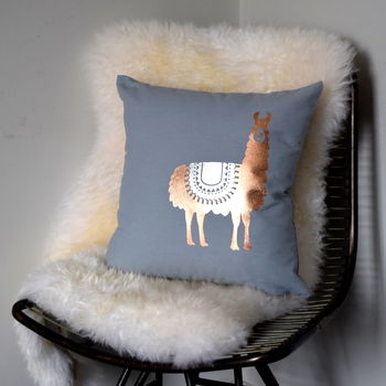 llama cushion