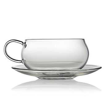 Glass Cup And Saucer 250ml, 2 of 3