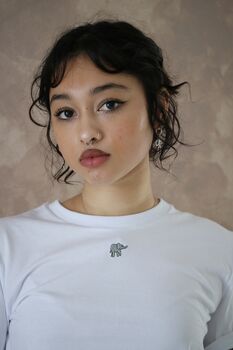 Super Tiny Embroidered Elephant T Shirt, 4 of 6