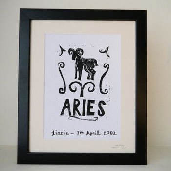 Personalised Star Sign Zodiac Print, 2 of 7