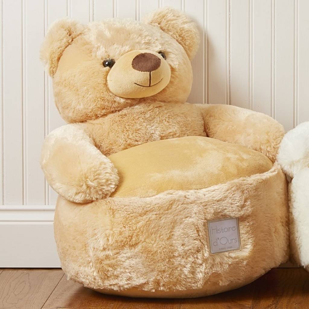 bear plush chair