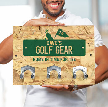 Personalised Golf Gear Hooks, 2 of 5