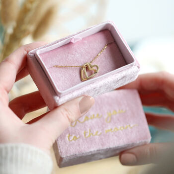 Personalised Engraved Pink Velvet Bracelet Box, 3 of 8