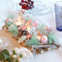 Pink Glitter Christmas Candle Centrepiece, thumbnail 3 of 6