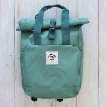 'The Everyday' Recycled Roll Top Backpack, 11 of 12