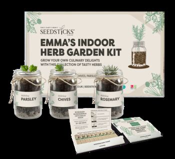 Personalised Indoor Herb Garden Kit, 4 of 12