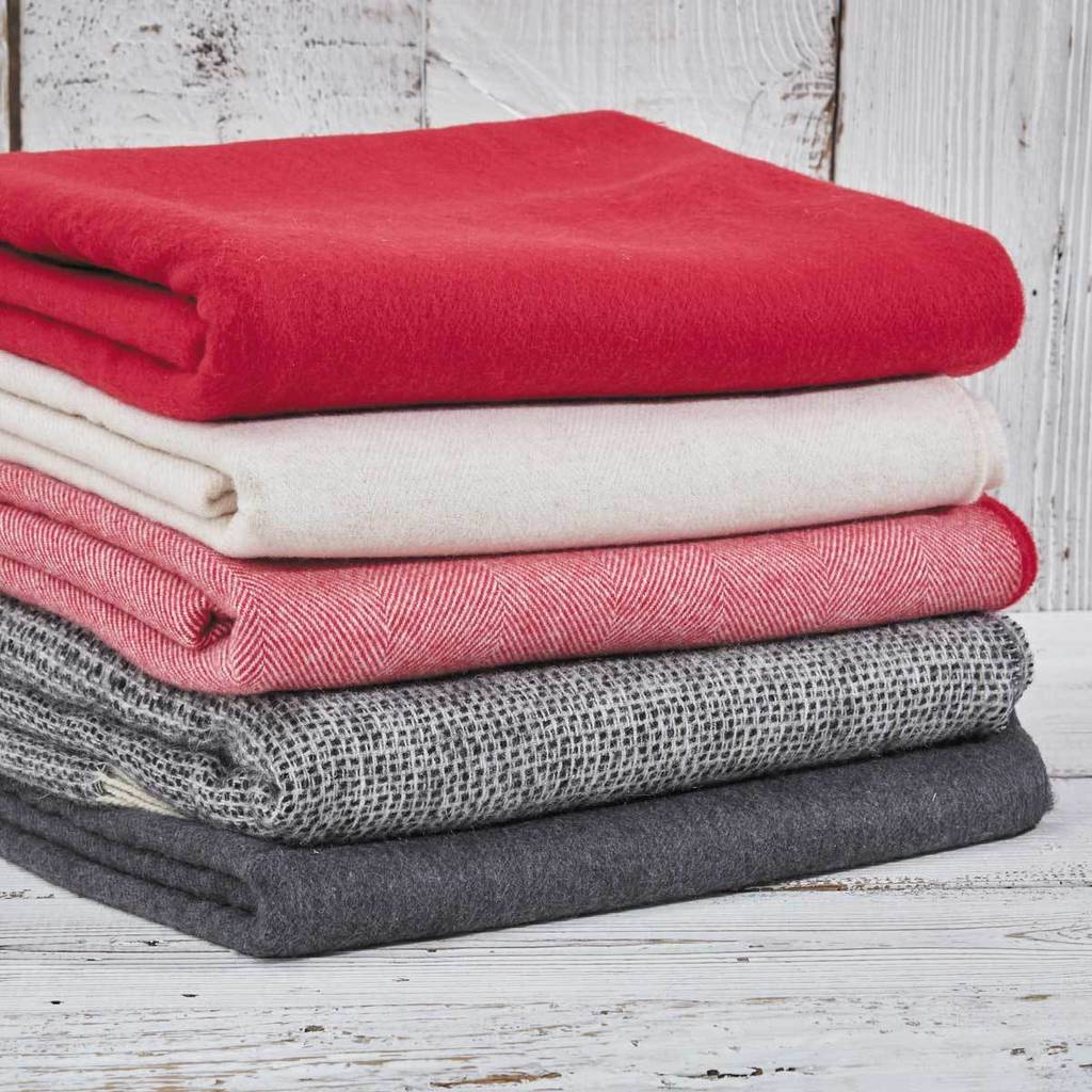 luxury throw nordic red by tolly mcrae