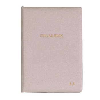 Personalised Luxury Buckram Wine Cellar Book, 2 of 11