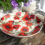 Large Cup And Saucer In Vibrant Red Poppy Design, thumbnail 6 of 8