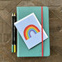 Mini Blue Rainbow Card, thumbnail 4 of 5