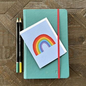 Mini Blue Rainbow Card, 4 of 5