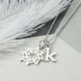 Sterling Silver Fire Star Necklace, thumbnail 2 of 5