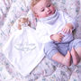 Personalised Monkey Baby Comforter Blanket Toy, thumbnail 2 of 5