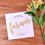 The First Day Of Forever Personalised Wedding Card, thumbnail 5 of 8