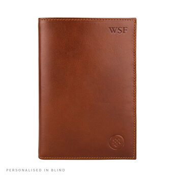 Personalised Men's Leather Jacket Wallet 'Pianillo', 5 of 12