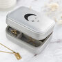 Metallic Grey Moon And Stars Jewellery Case, thumbnail 3 of 7