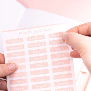 Alphabet, Monthly And Day Planner Sticker Sheets, 5 of 8