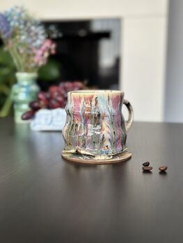 Handmade Porcelain Mug,Ergonomic Design, 2 of 3