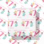 Personalised 7th Birthday Fairy Wrapping Paper, thumbnail 1 of 2