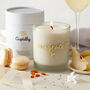 Congrats! X Luxury Soy Candle | Engagement, Celebration Or Congratulations Gift For The Couple, thumbnail 1 of 5