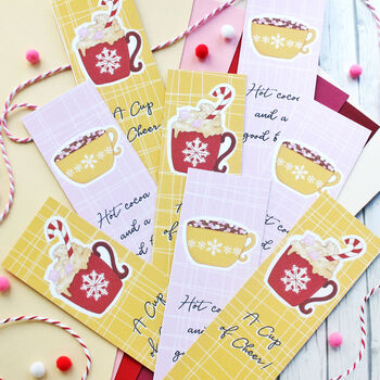 Winter Warmer Bookmarks Set Of Two Christmas Drinks, 7 of 7