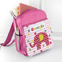 Personalised Girl's Pink Mini Rucksack, thumbnail 7 of 12