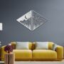 Day And Night Triangular Wall Art Wooden Decor, thumbnail 8 of 12