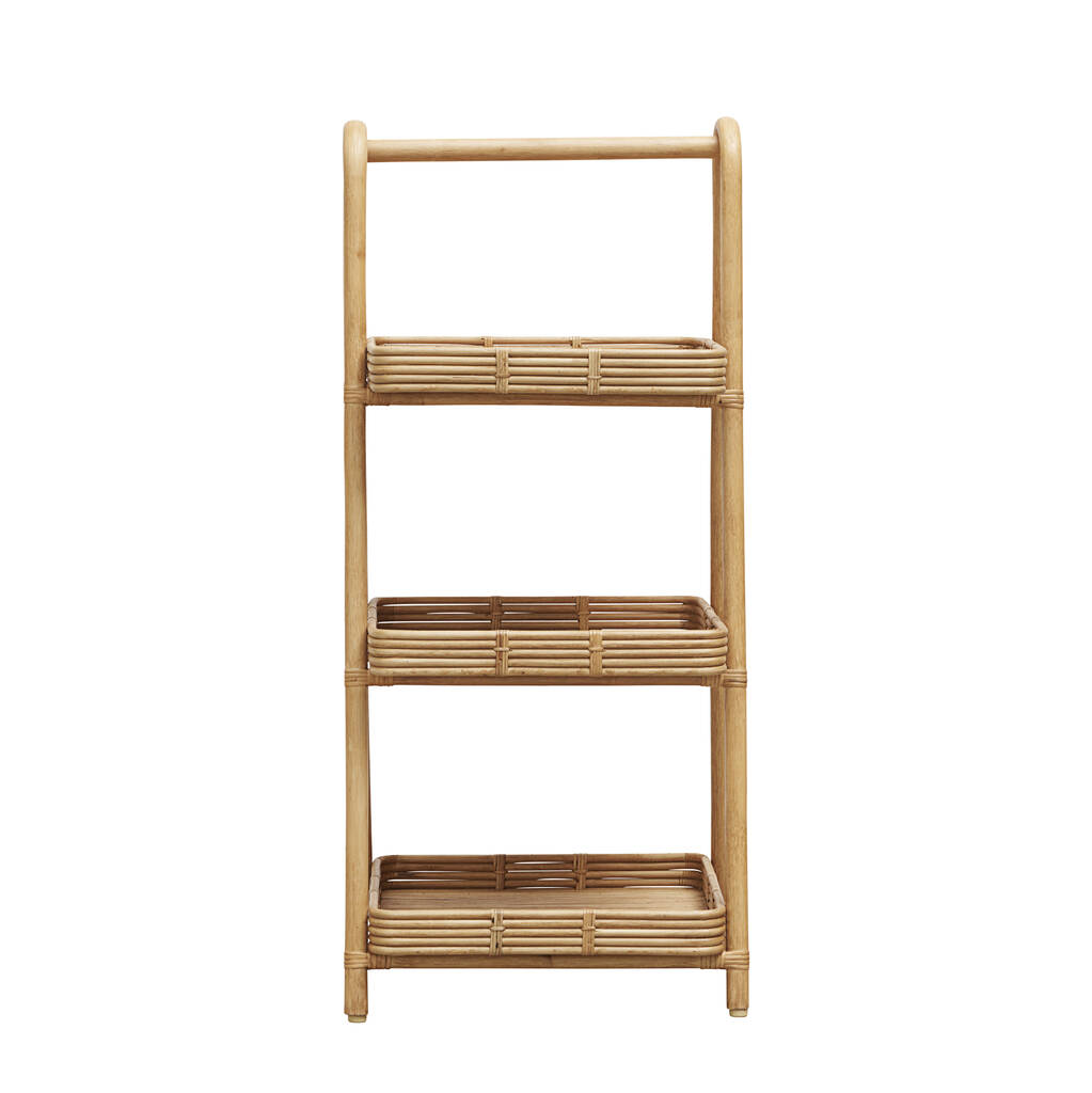 Natural Rattan Three Tier Storage Stand By Ella James ...