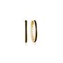 Small Black Enamel Hoop Earrings, thumbnail 1 of 2