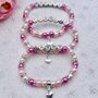 Personalised Heart Charm Bracelet Star Of The Week Bracelet, thumbnail 4 of 10