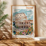 Rome, Italy Travel Poster, thumbnail 9 of 9