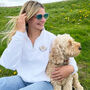 Personalised Half Zip Dog Lover Crest Sweatshirt, thumbnail 1 of 11