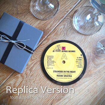 Vinyl Record Coaster Ft. Frank Sinatra, Nat 'King' Cole, Dean Martin, Sammy Davis Jnr, Brat Pack, 3 of 11