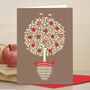 Ruby Anniversary Card ‘Tree Of Love’, thumbnail 1 of 4