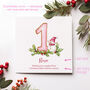 Personalised Baby's First Christmas Card For Daughter Or Granddaughter, thumbnail 2 of 6