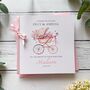New Baby Girl Card Vintage Baby Carriage Design, thumbnail 1 of 5