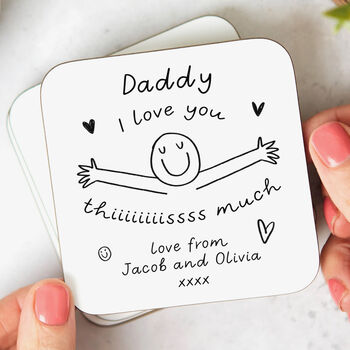 Personalised Mug 'Dad Love You This Much', 3 of 4
