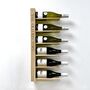 Personalised Oak Wall Wine Racks, thumbnail 1 of 6