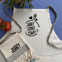 Personalised Cotton Apron, Tea Towels, Sustainable Gift, thumbnail 9 of 11