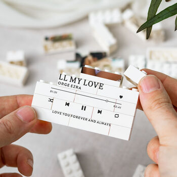 Personalised Wedding Memory Block Style Keepsake, 10 of 10
