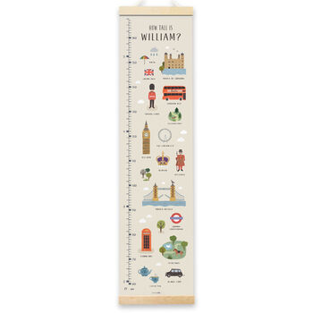 Personalised London Height Chart, 4 of 6