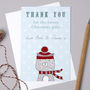Personalised Bear Christmas Thank You Cards, thumbnail 2 of 2