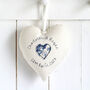 Personalised 60th Birthday Hanging Heart Gift For Her, thumbnail 4 of 12