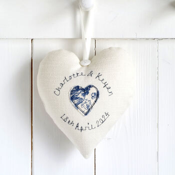 Personalised 60th Birthday Hanging Heart Gift For Her, 4 of 12