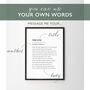 Union Poem Personalised Wedding Print, thumbnail 2 of 11