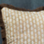 Brown Fringed Cushion Cover, thumbnail 5 of 6